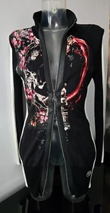 Strickjacke Jacke Sportalm Gr. M 38 schwarz mit tollen Farben 115 - Bild 1 von 11