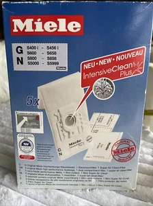 MIELE GN Vacuum Bags (5) With 1 Super Air Clean Filter New Genuine Unopened Box - Picture 1 of 12