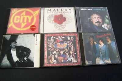 6CD-Alben Sammlung DEUTSCHROCK: Peter Maffay Niedecken Bap Purple Schulz City - Bild 1 von 4