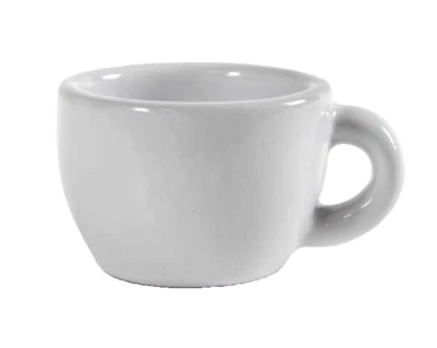 SET 6 TAZZINE Caffè TAZZINA BASSA SPESSORATO PESANTE BAR CLASSICO MODERNO 95ML - Immagine 1 di 4