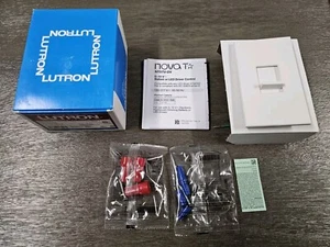 Lutron NTSTV-DV-WH-Nova T Ballast/LED Driver Control 120-277V, 50/60Hz-NEW - Picture 1 of 5