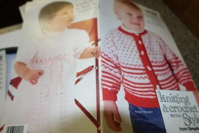 Infant Wardrobe too Knit & Crochet Patterns  by Simplicity  0449 - Image 1 of 4