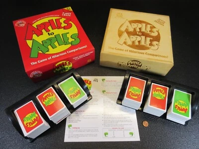 Apples to Apples Party Crate Edition 2006 Wooden Box Family Card Game Complete - Image 1 of 4
