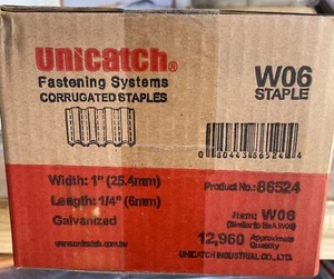 1/4 Zoll BEIN x 1 Zoll Krone 25GA W6 GEWELLTE BEFESTIGUNGEN 12.960ct Box Paslode & Spotnail - Bild 1 von 3