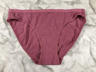 Victoria's Secret Thong Bikini Briefs Panty Cotton Blend Sz Medium - Image 1 of 3