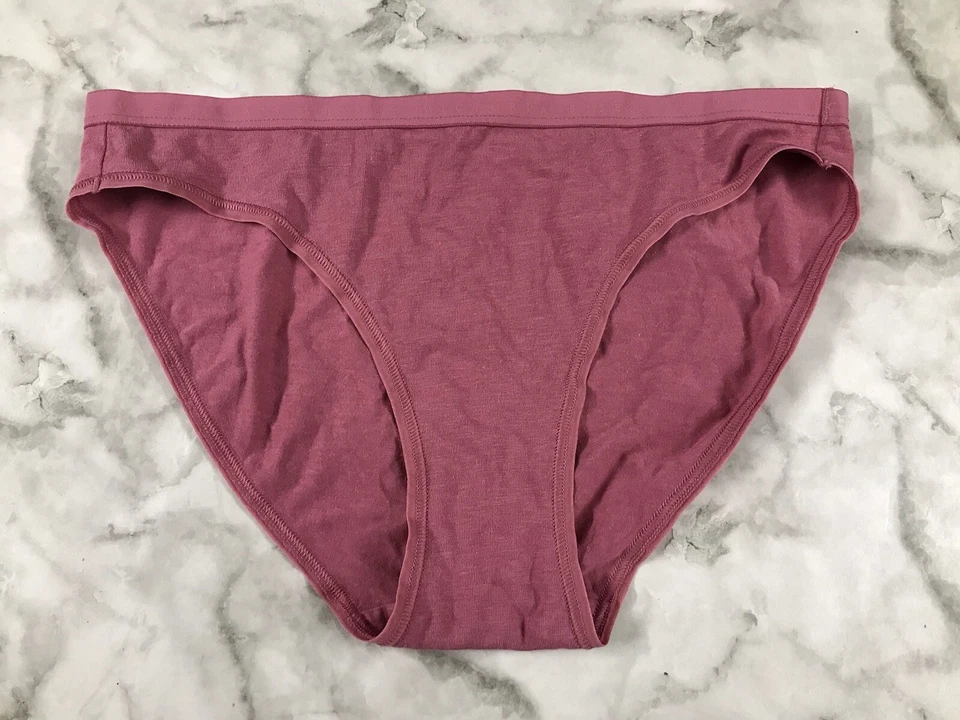 Victoria's Secret Tanga Bikini Calzoncillos Panty Mezcla Algodón Talla Mediana Foto 1 de 3