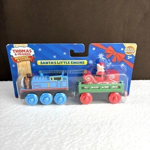 NEU & VERSIEGELT! Thomas die Panzerfreunde Holzeisenbahn Weihnachtsmann kleine Lok Set - Bild 1 von 5
