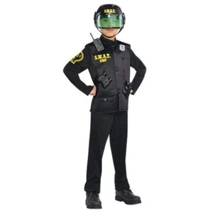 Boys Toddler 3-4 Police Swat Officer Deluxe Costume - Picture 1 of 1