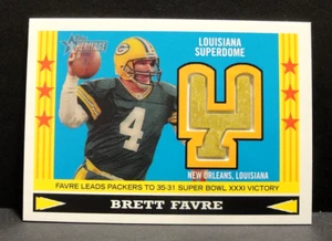2005 Topps Heritage Flashback Relics #FBF Brett Farve SB XXXI Goal Post - Picture 1 of 2