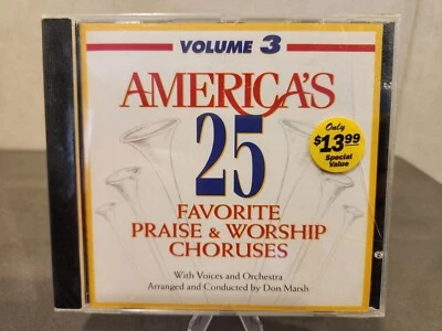 New Sealed America's 25 Favorite Praise & Worship Choruses Vol 3 CD *See Desc* - Image 1 of 4