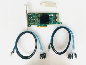 HP H220 6Gbps SAS PCI-E LSI 9205-8i IT Mode for ZFS FreeNAS unRAID + 2*8087 SATA - Picture 1 of 3