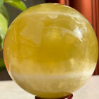 1302g Natural citrine quartz sphere crystal ball healing care reiki gem