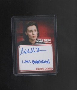 Star Trek TNG Archives & Inscriptions Michelle Forbes autograph 
