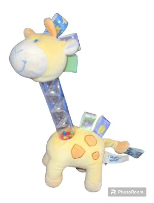 HTF Taggies Giraffe Rattle Baby Plush Toy Mary Meyer Baby - Imagem 1 de 4