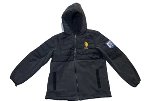USPA U.S Polo Association Jacke Jugend Größe Large 14-16 grau durchgehender Reißverschluss Fleece - Bild 1 von 11