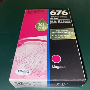 Epson 676 Magenta Tintenpatrone XL PRO Exp 8/2017 - Bild 1 von 3