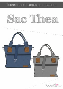 Schnittmuster Tasche THEA Handtasche Schultertasche Fadenkäfer - Bild 1 von 4