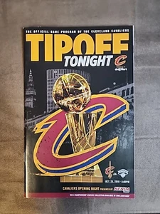 Cleveland Cavaliers Tip Off NBA Programs 2016 Champions Opening Night - Picture 1 of 2