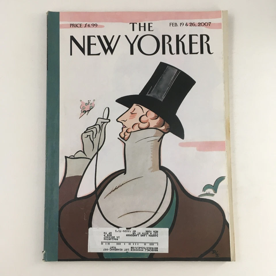 The New Yorker Full Magazine February 19 2007 The Other Man by Rea Irvin Foto 1 de 1
