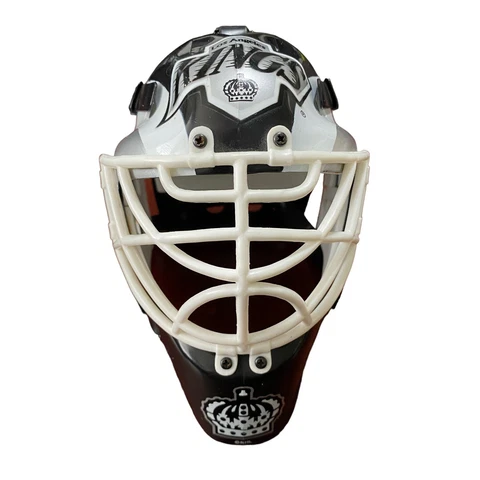Riddell Mini Goalie Mask Los Angeles Kings Helmet Vintage NHL Black LA Gretzky Cover