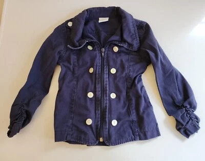 Disney Toddler Sz 4T Navy Blue Long Sleeve Full Zip Jacket - Image 1 of 3