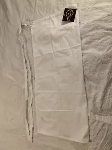 Mercer Culinary Waist Apron White Polyester Cotton Blend NWT - Picture 1 of 6