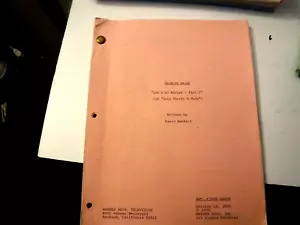 GROWING PAINS Original Script Epiosode LETS GO TO EUROPE PART 1 - Picture 1 of 4