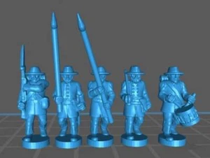 ACW Command , with Hat, Union - 15mm Minis - Picture 1 of 2