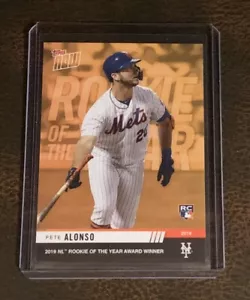 2019 TOPPS NOW #AWB-7 PETE ALONSO 2019 NL ROY - CARTA BONUS CORRETTA - Foto 1 di 2