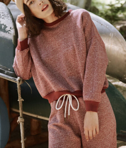 Teammate Red Round Collar Sweatshirt 