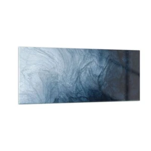 Cuadro Sobre Vidrio 100x40cm Cuadros Pared Agua Azul Pintura Wall Art Prints - Imagen 1 de 10