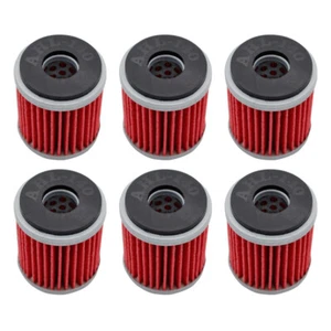 For 2003-2024 Yamaha WR250F WR250X WR450F XT250 YZ250F YZ450F 6Pcs Oil Filter - Picture 1 of 3