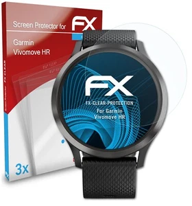 atFoliX 3x Folia ochronna ekranu do Garmin Vivomove HR Screen Protector przezroczysta - Zdjęcie 1 z 8
