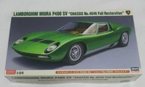 Hasegawa 1/24 Lamborghini Miura Car Unassembled plastic model - Picture 1 of 10