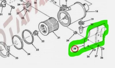 HMMWV AIR FILTER GUARD, SHIELD, BRACKET  4660738 / 2590-01-434-5153 [H2S5] - Image 1 of 4