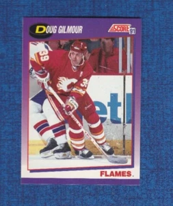 1991-92 Score American Hockey # 218 Doug Gilmour - Picture 1 of 2