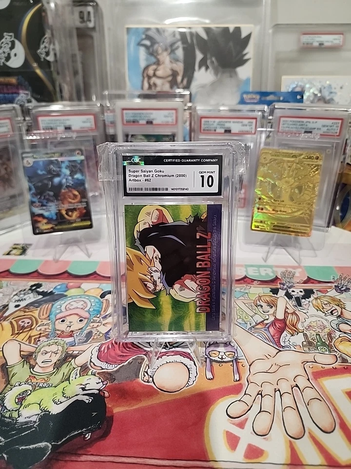 dragon ball z Goku chromium 2000 Artbox #62 CGC 10 POP 2 - Image 1 of 3