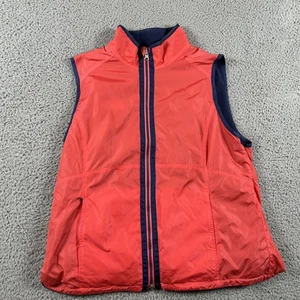 Zero Restriction Vest Mens XL Red Blue Reversible Fleece Nylon Outdoor Golf - Picture 1 of 8