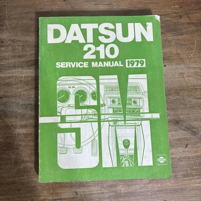 Vintage 1979 Datsun 210 Service Manual Model B310 Series Nissan Book Softcover - Image 1 of 4