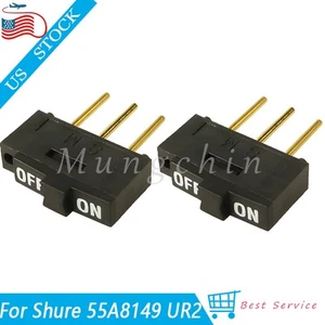 2PCS For Shure 55A8149 UR2 Handheld Mic Transmitters Power Switch On/Off Switch - Picture 1 of 8