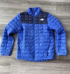 The North Face Boys Thermoball Light Zip Jacket Size M Blue - Picture 1 of 7