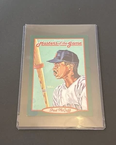 FRED McGRIFF - MLB HOF - 1993 DONRUSS - MASTERS OF THE GAME INSERT CARD # 4 - Picture 1 of 2