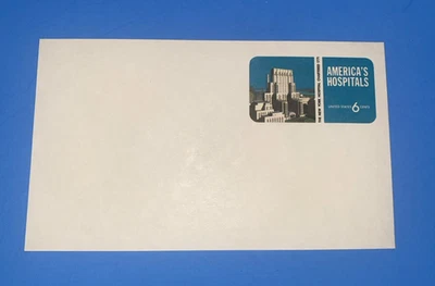 SCOTT UX60 AMERICAS HOSPITALS - 1971  -  COVER POSTCARD - Image 1 of 2