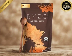 Café de setas RYZE, 6 setas adaptógenas, orgánico USDA, café instantáneo - Imagen 1 de 4