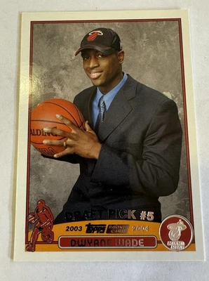 2003-04 Topps - Selección del draft Dwyane Wade #225 casi nuevo-como nuevo Foto 1 de 4