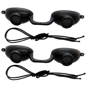 2 pack EVO FLEX Sunnies Flexible Tanning Bed Goggles Eye Protection UV Glasses - Picture 1 of 7