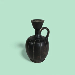 Terrakotta Squat Lekythos (Ölkolben) 4. Jh. v. Chr. - Bild 1 von 7