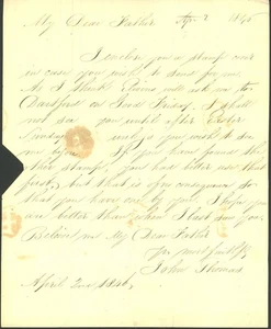 19th Century Postal / Historical Document #9 - Picture 1 of 2