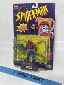 Spiderman Animated Series Octo-Spidey Marvel ToyBiz 1995 Vtg Toy NEW - Picture 1 of 4