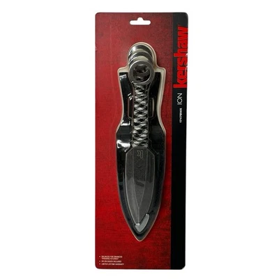 Kershaw Ion Throwing Knives 1747BWX 3CR13 Black-Oxide BlackWash Finish - Image 1 of 3